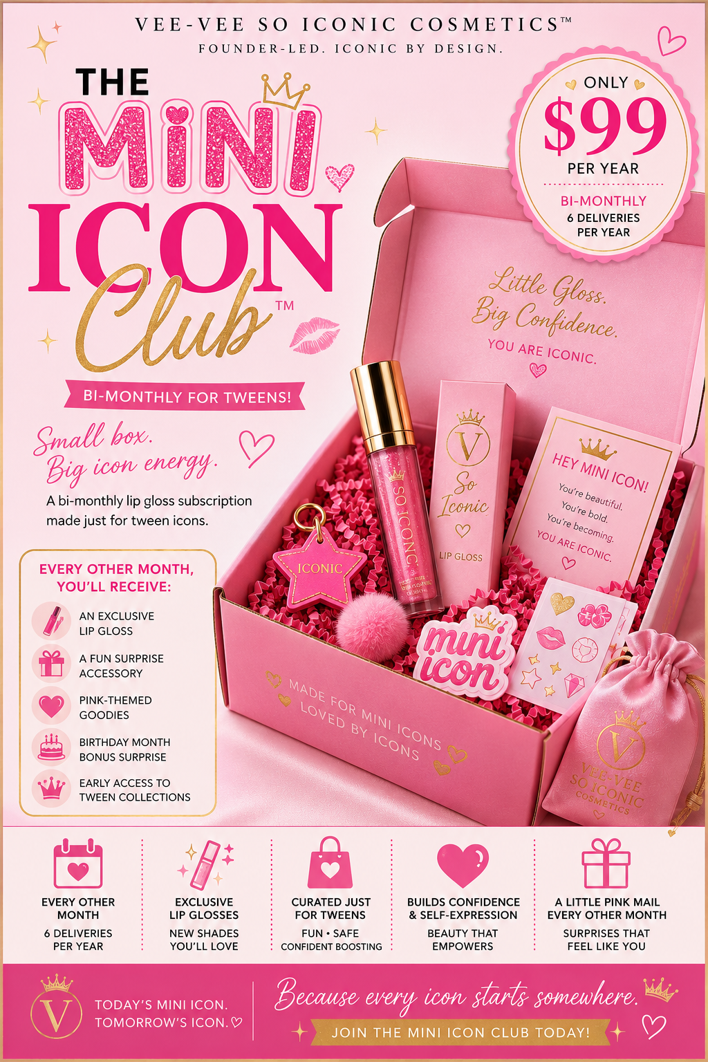 The Mini Icon Club- 6 Per Year