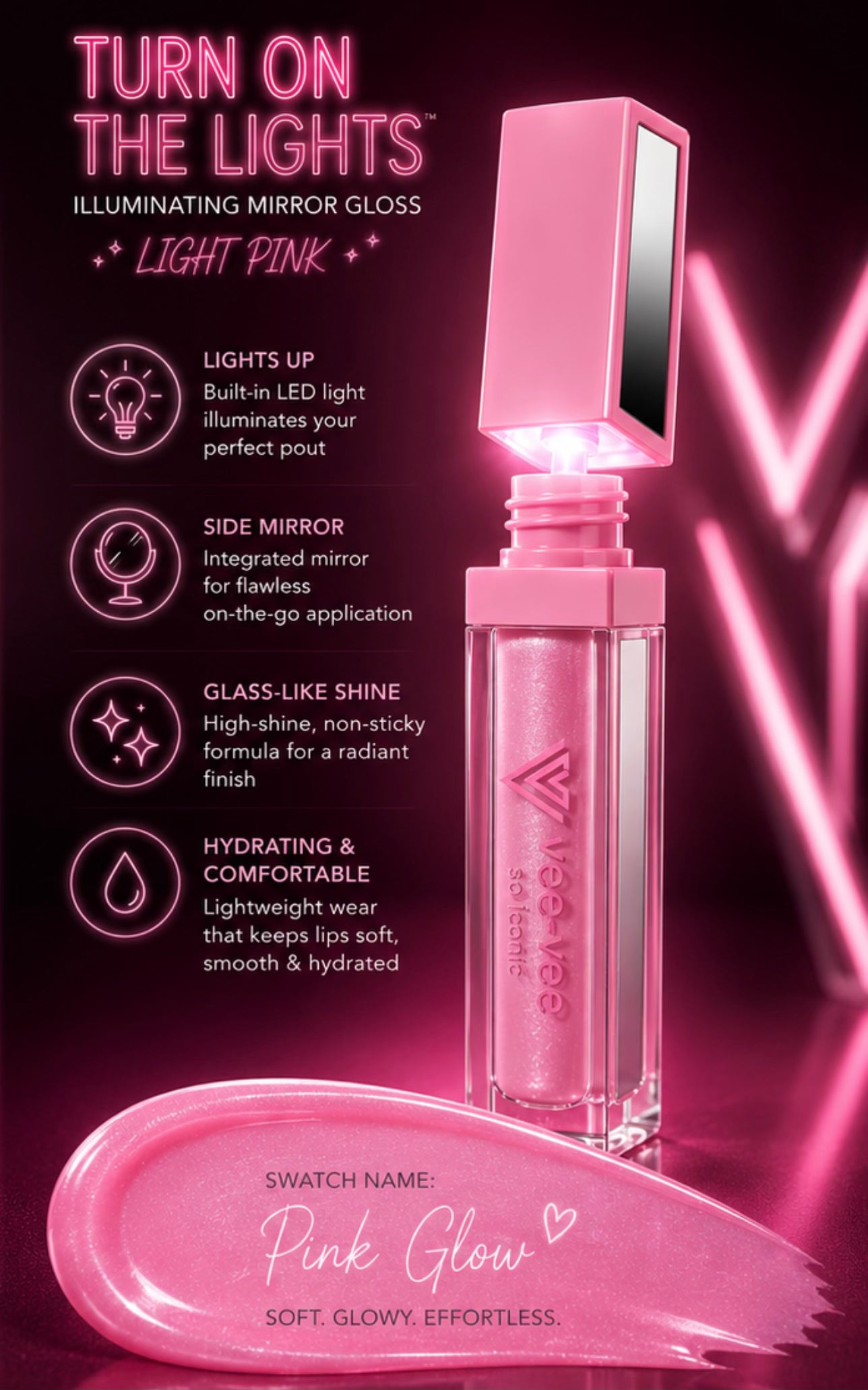 Turn On The Lights Illuminating Mirror Gloss